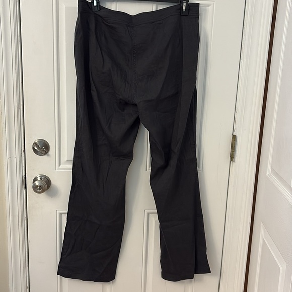 Eileen Fisher Linen Blend Pants sz 14 - Picture 4 of 6